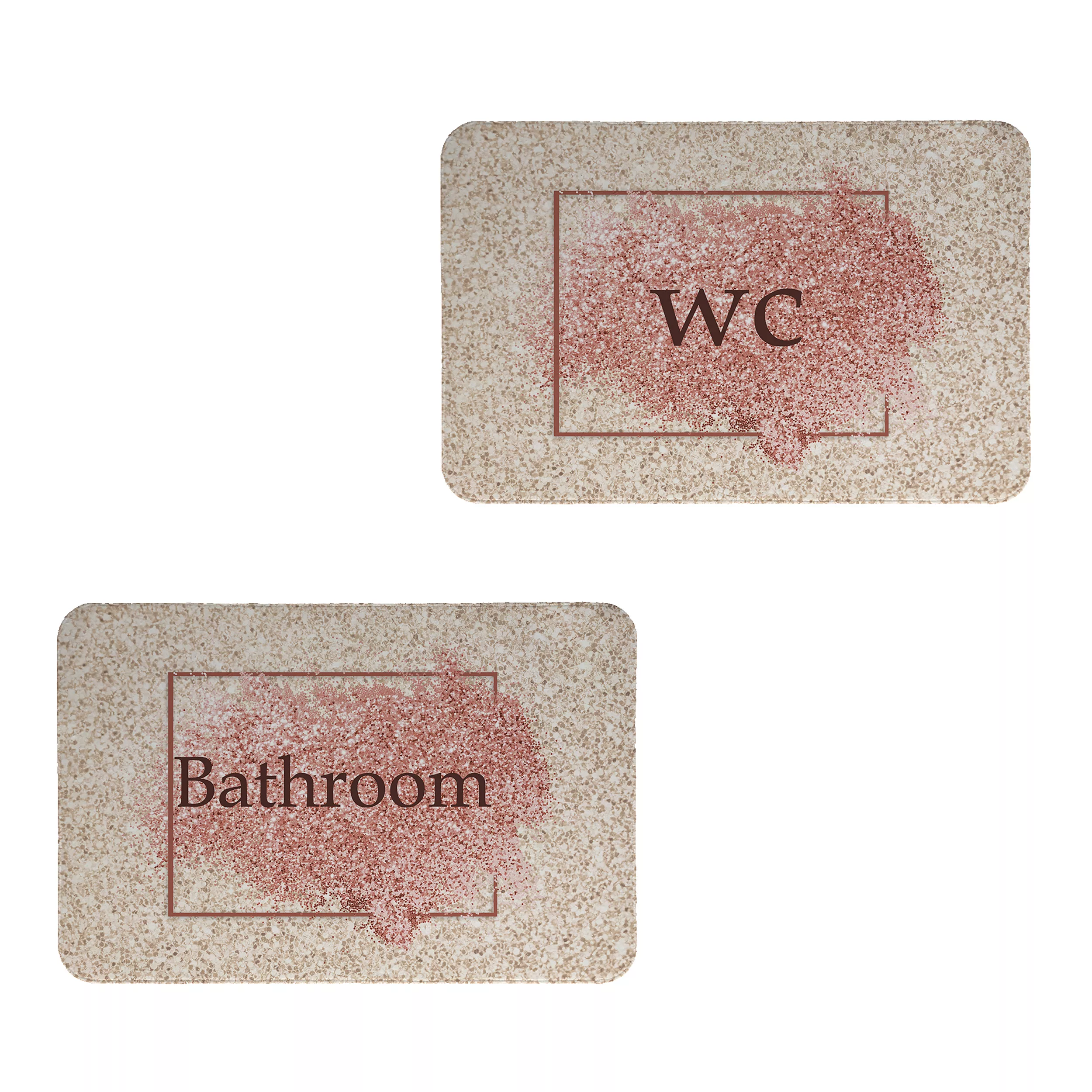 پادری طرح حمام و سرویس بهداشتی کد 8503B مجموعه دو عددی