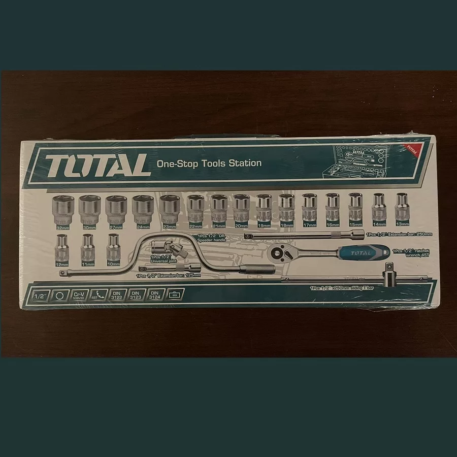 آچار بکس توتال مدل 24s مجموعه 24عددی