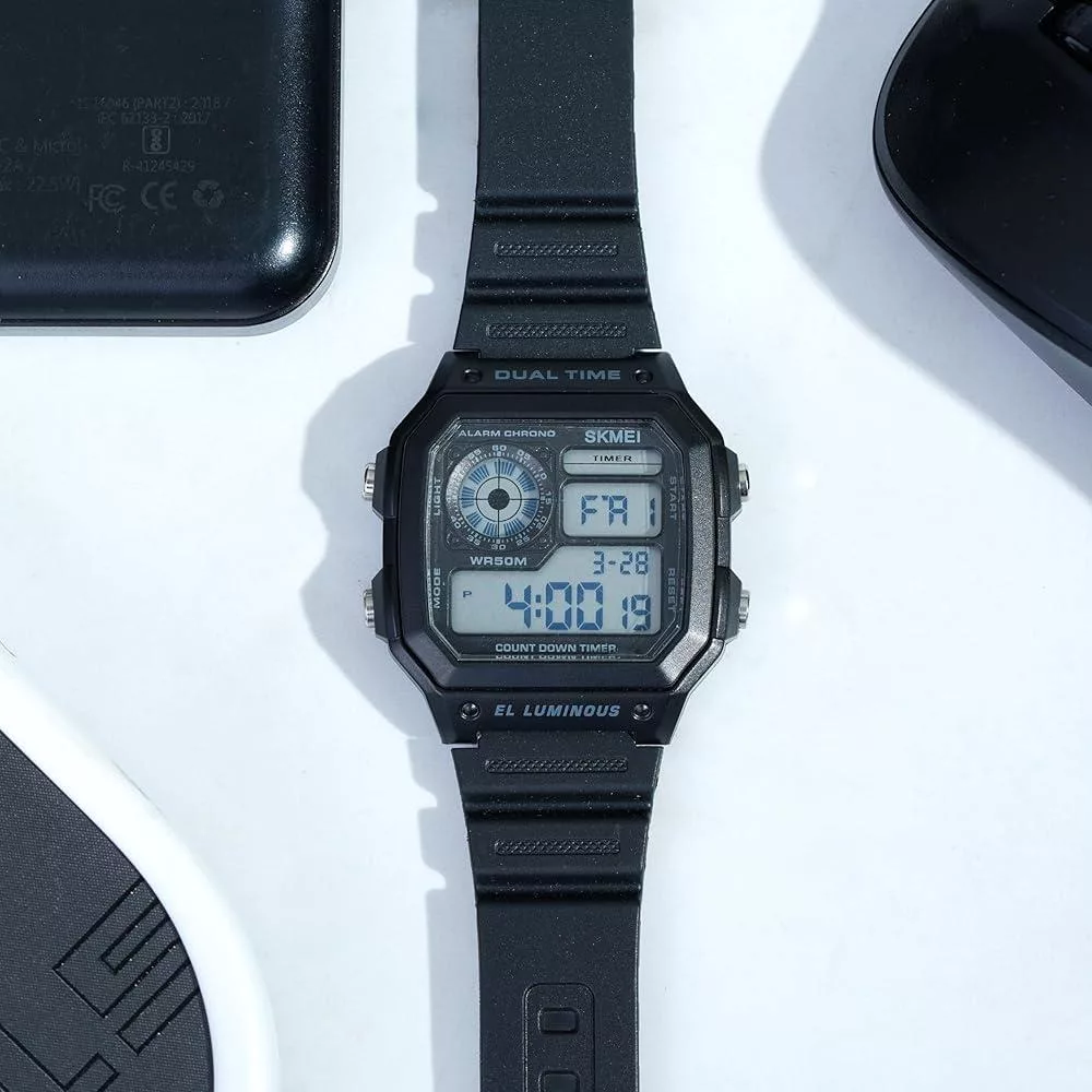 ساعت مچی دیجیتال مردانه اسکمی مدل 1299 BK