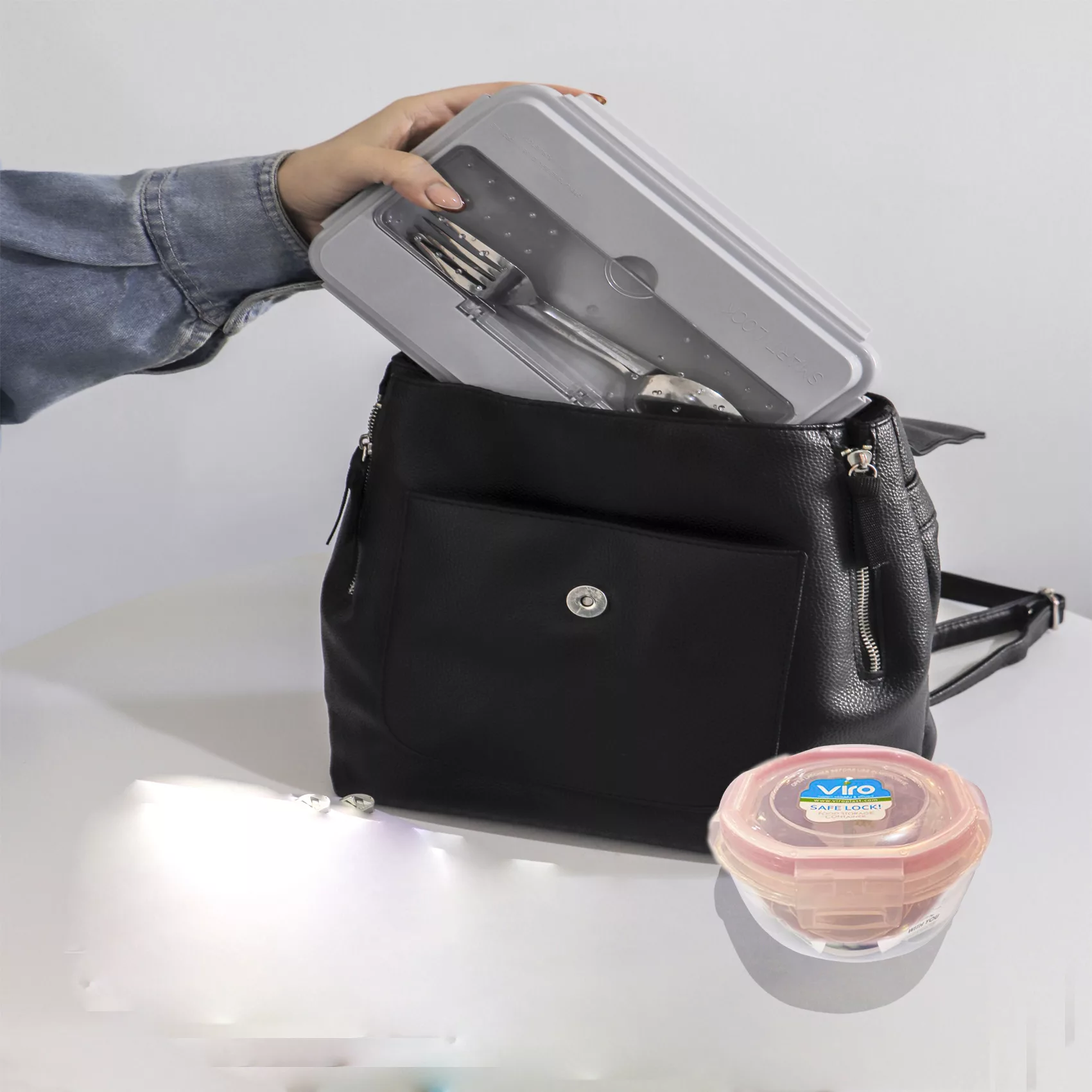 ظرف غذا ویرو کد 1 مجموعه 2 عددی