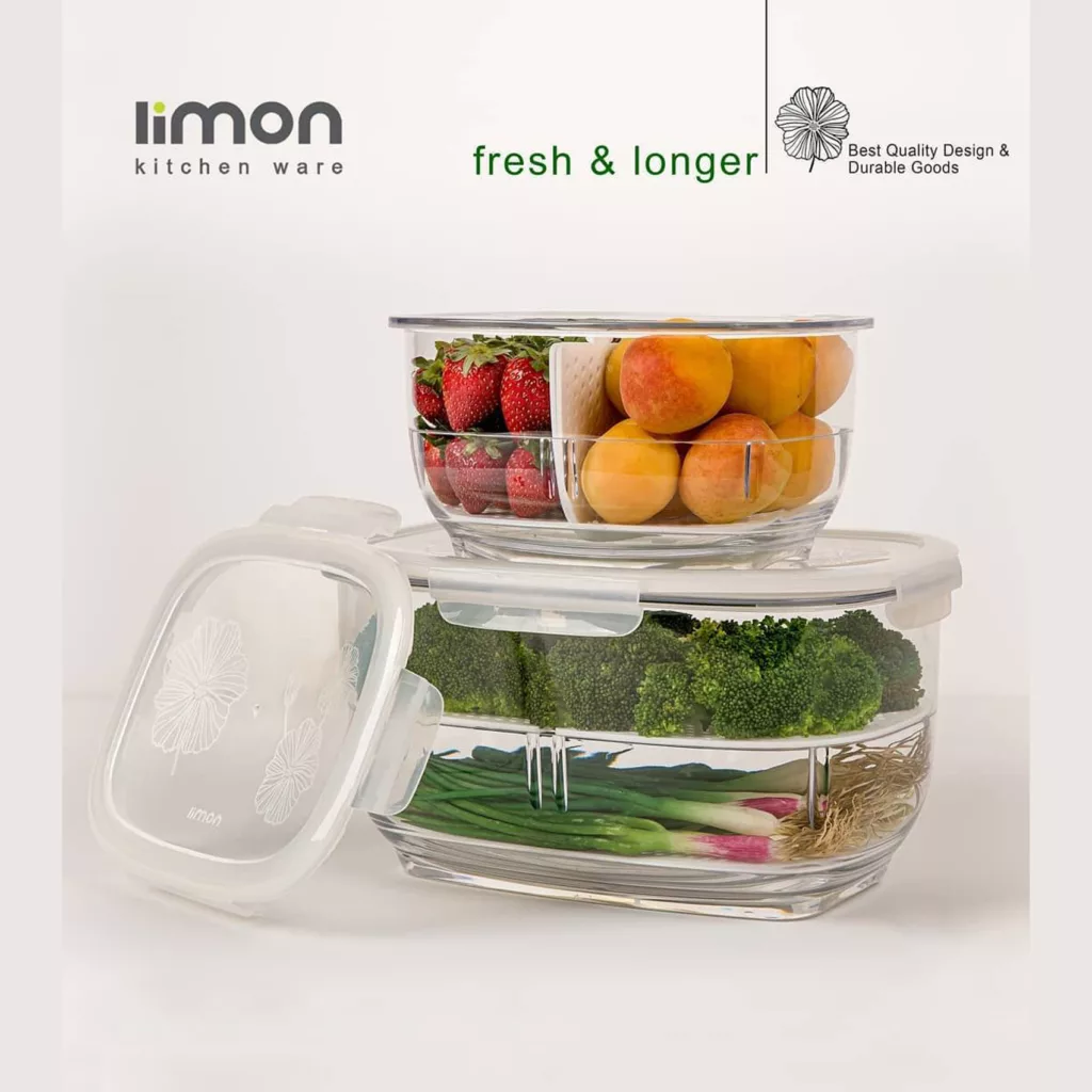 ظرف نگهدارنده میوه لیمون مدل 182835/183035 بسته 2 عددی