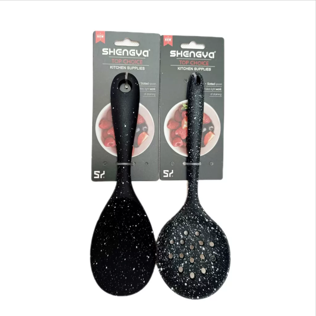 سرویس کفگیر 2 پارچه شنگیا مدل سیلیکونی کهکشانی