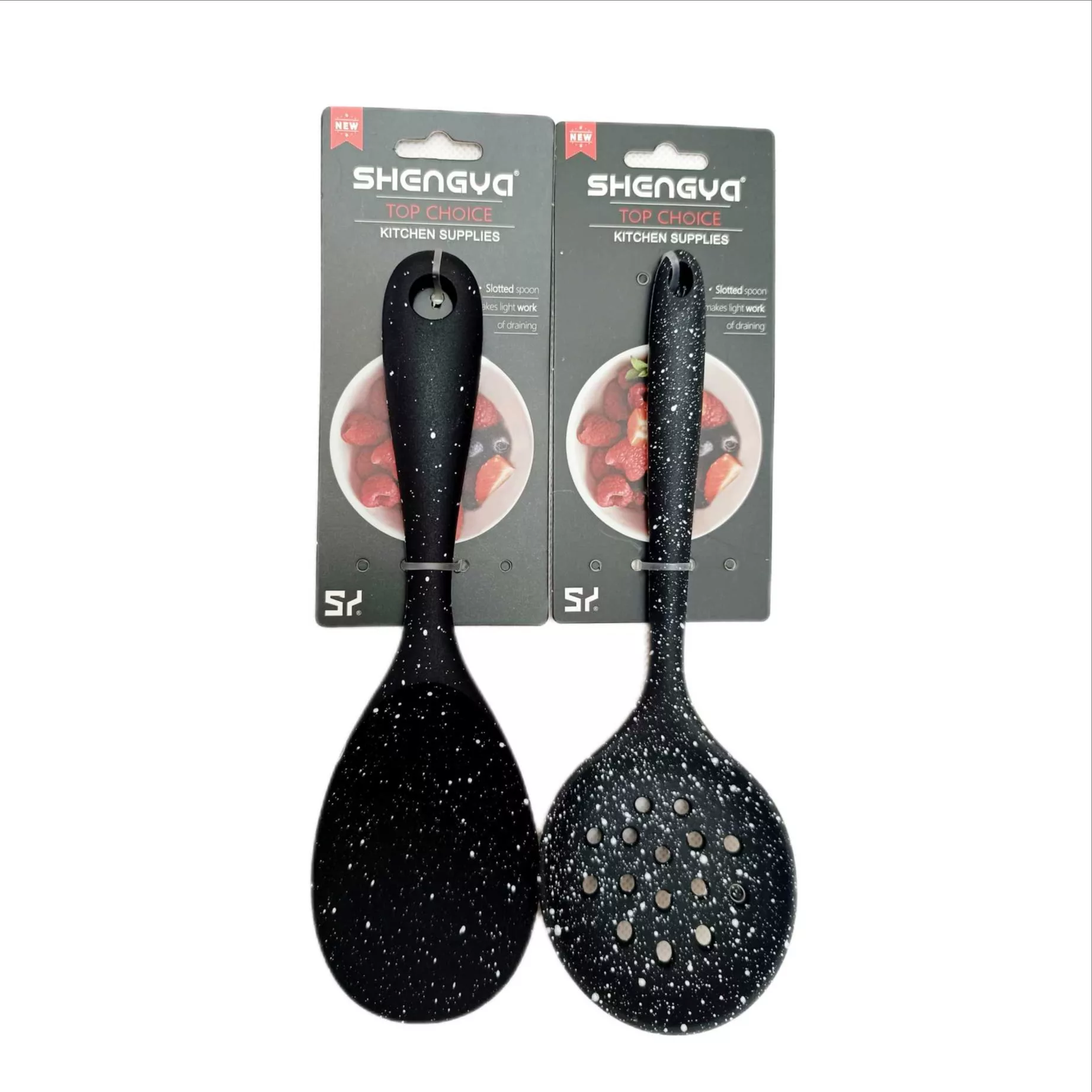 سرویس کفگیر 2 پارچه شنگیا مدل سیلیکونی کهکشانی