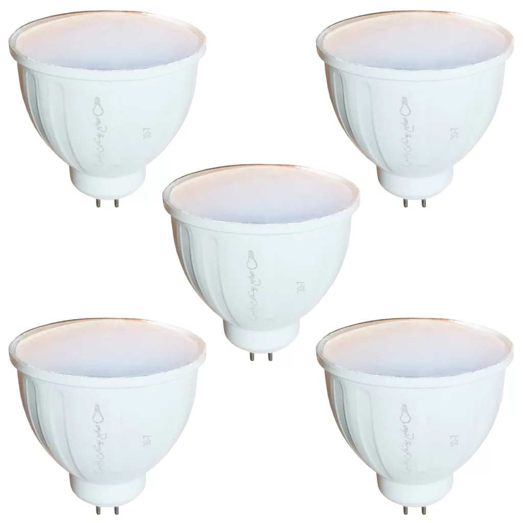 لامپ هالوژن ۶ وات زانیس مدل ZH-056 پایه MR16 بسته 5 عددی