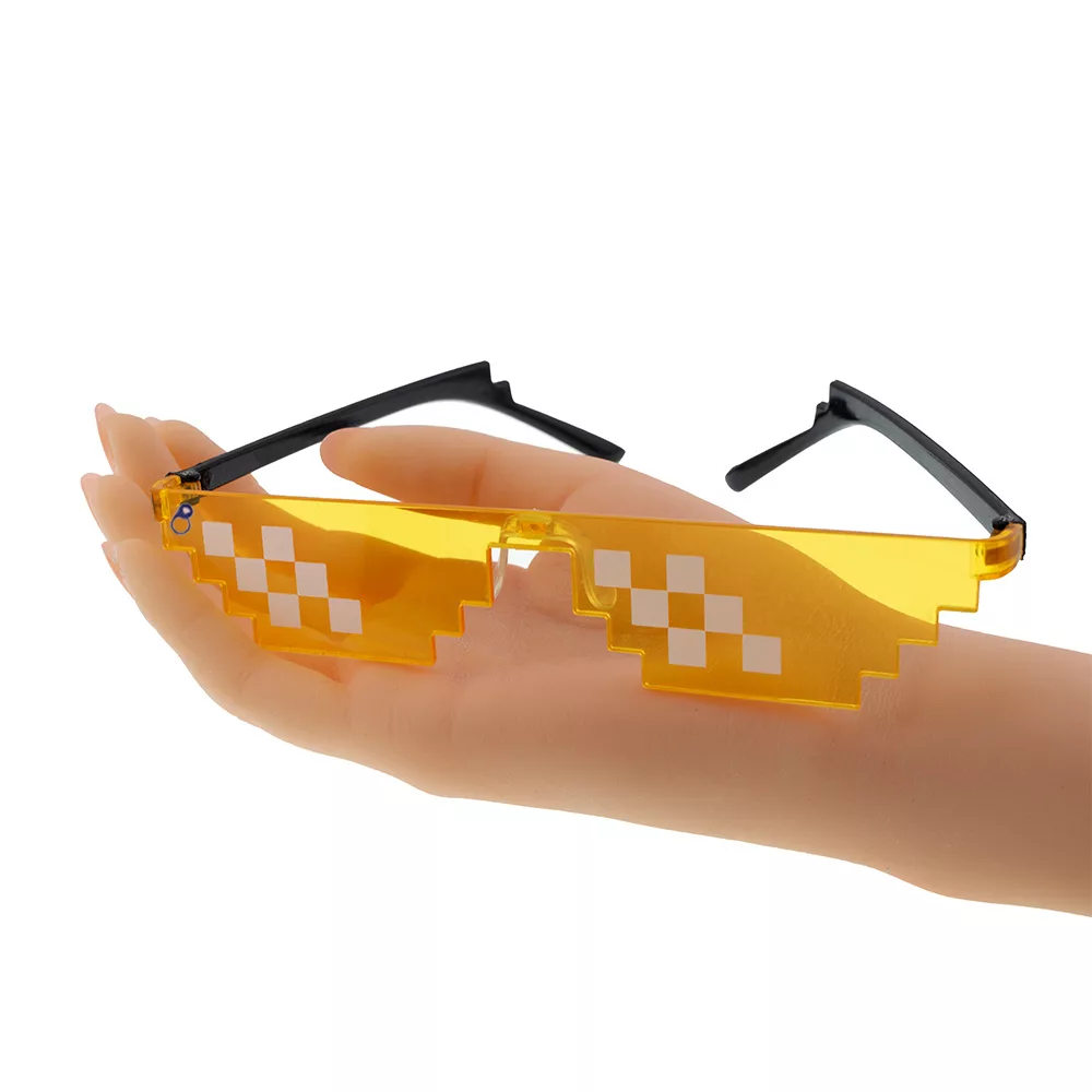 عینک آفتابی چند ضلعی برانت مدل پیکسلی