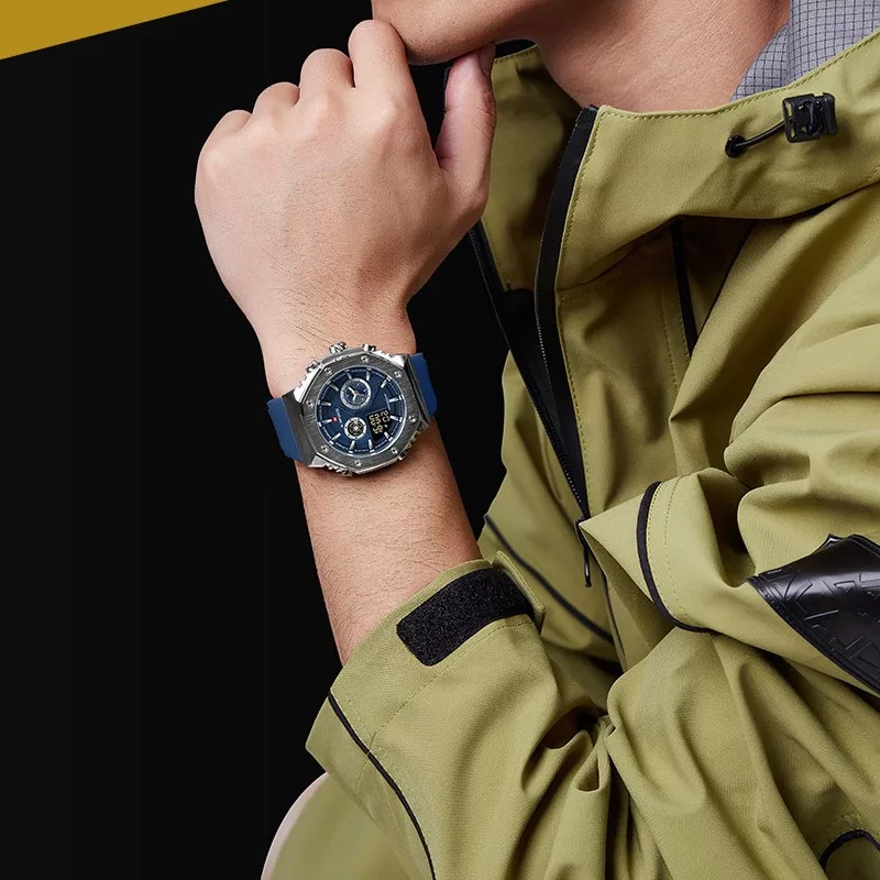 ساعت مچی عقربه‌ای مردانه  کوارتز نیوی فورس مدل NF9216SBEBE