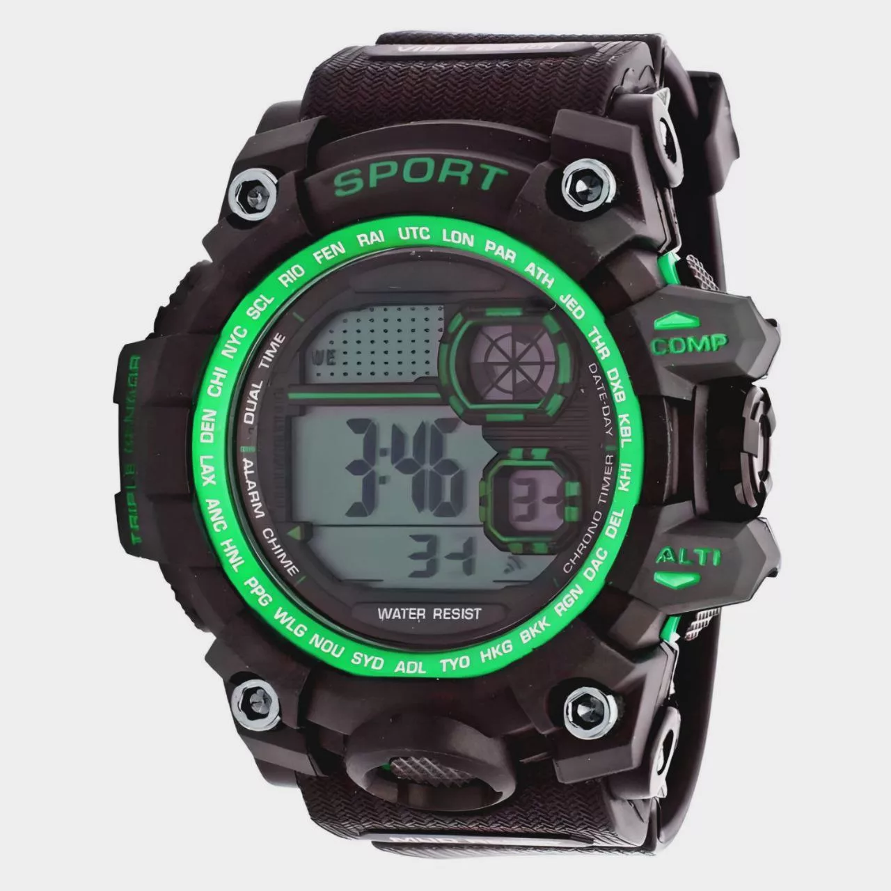 ساعت مچی دیجیتال مردانه مدل تک زمانه01