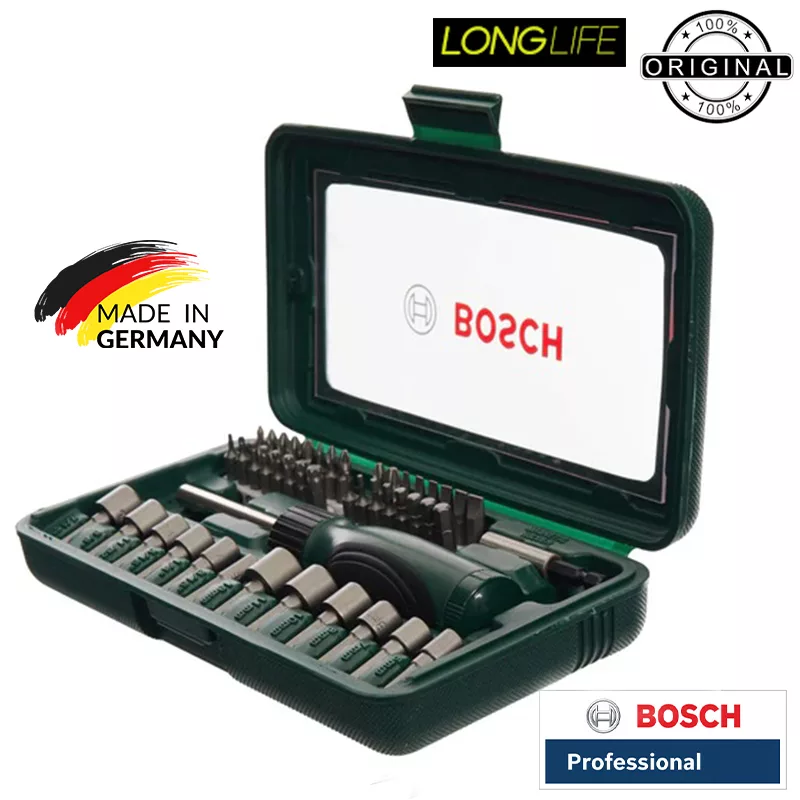 سری پیچ گوشتی بوش مدل BOX 2607019504 - 424 مجموعه 46 عددی