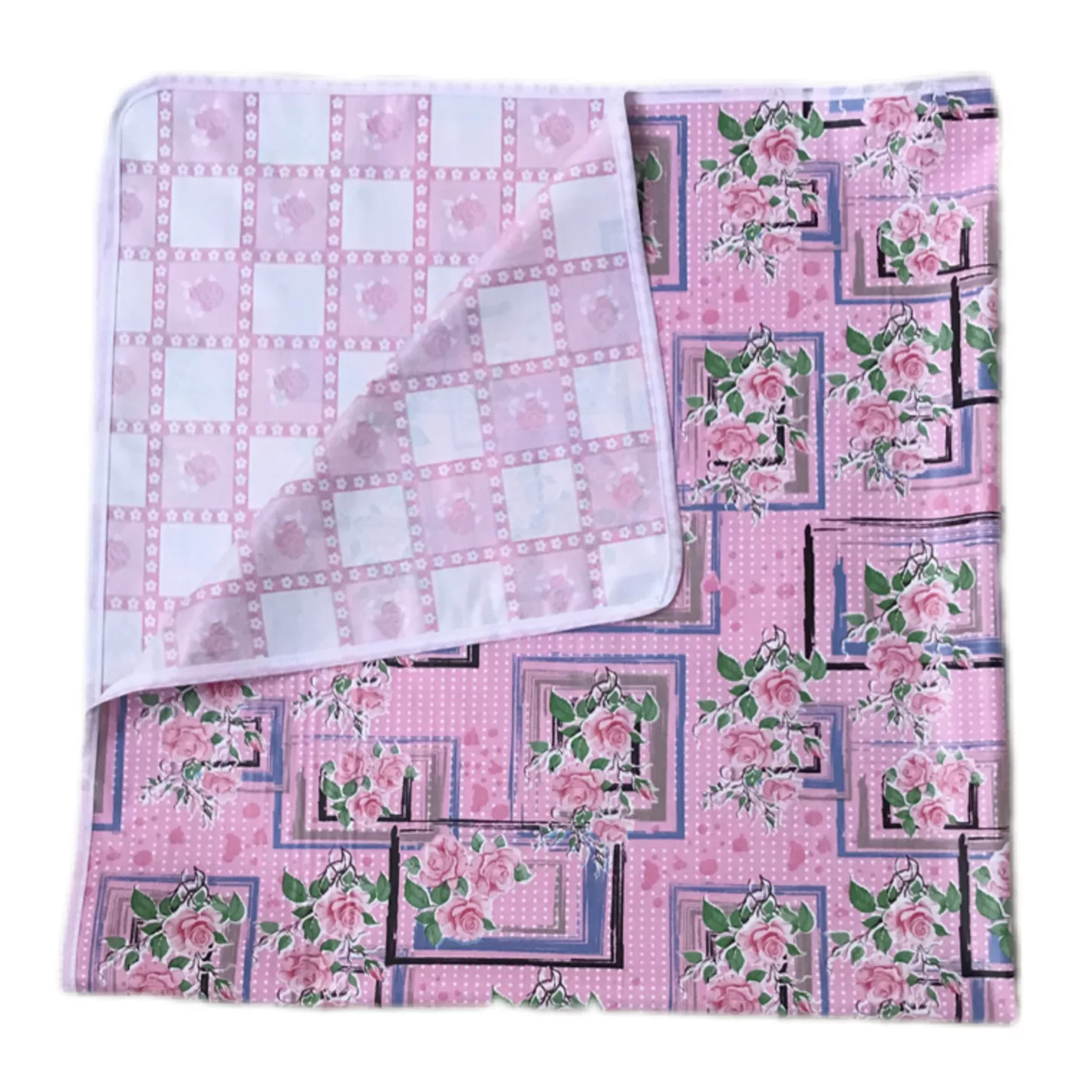 سفره 4 نفره مدل آوا طرح 2 رو سایز 100×100 سانتی متر کد 04