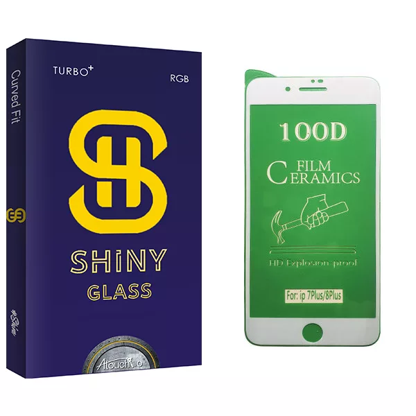 محافظ صفحه نمایش سرامیکی آتوچبو مدل Shiny Glass مناسب برای گوشی موبایل اپل iPhone 7 Plus