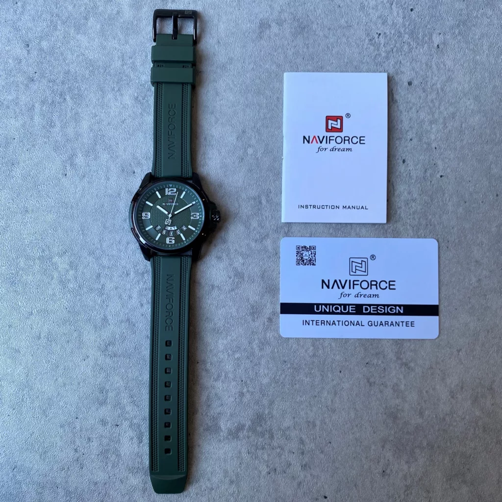 ساعت مچی عقربه‌ای مردانه نیوی فورس مدل NF9215 BGNGN