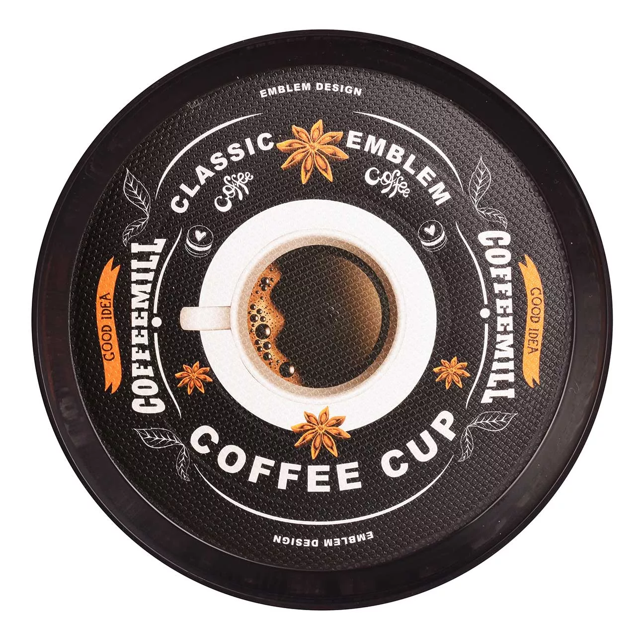 سینی بدون دسته مهروز مدل 6004 طرح Cofee سایز 40*40 سانتیمتر