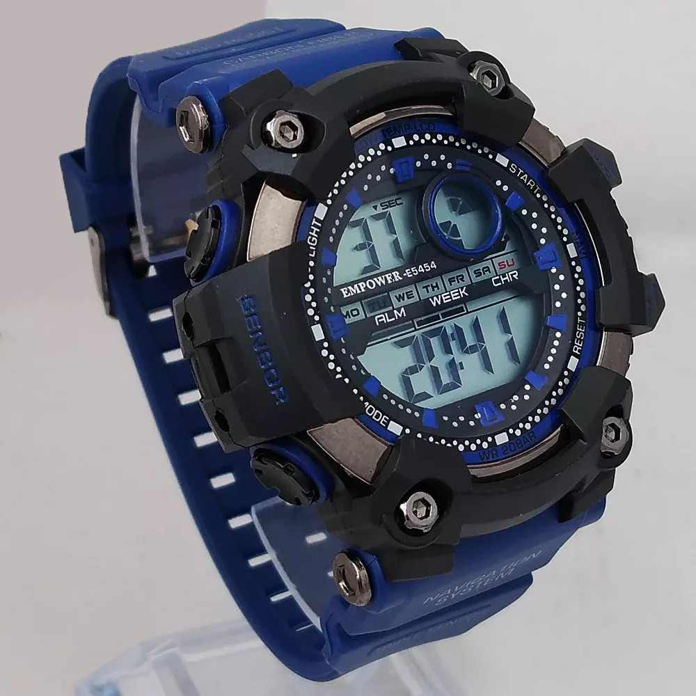 ساعت مچی دیجیتال مردانه مدل اسپرت چراغدار ضدآب کد 98