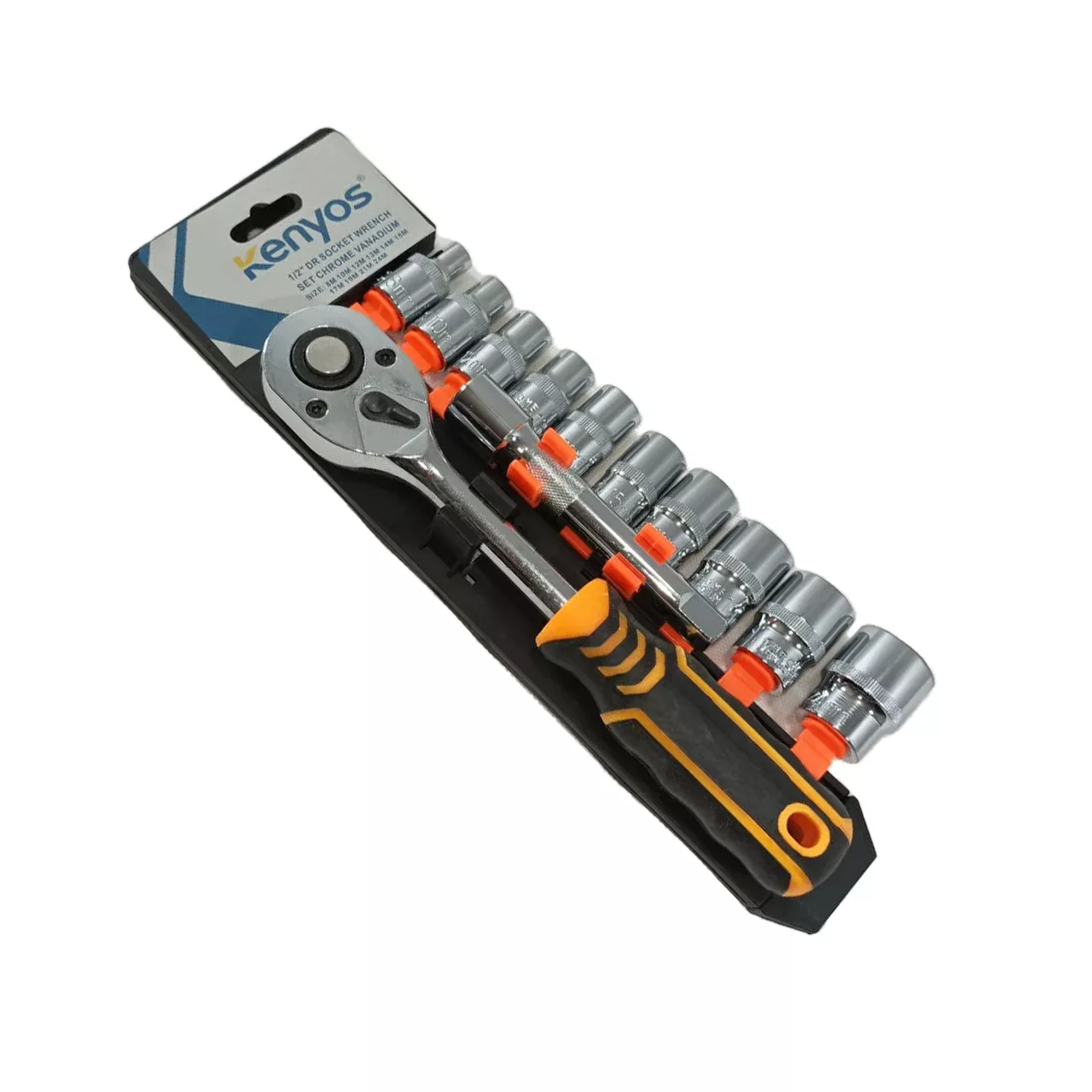 آچار بکس کنیوس مدل SET CHROME VANADIUM مجموعه 12 عددی