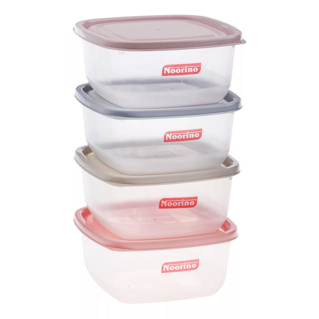 ظرف نگهدارنده نورینو مدل رامان کد 015 مجموعه 4 عددی