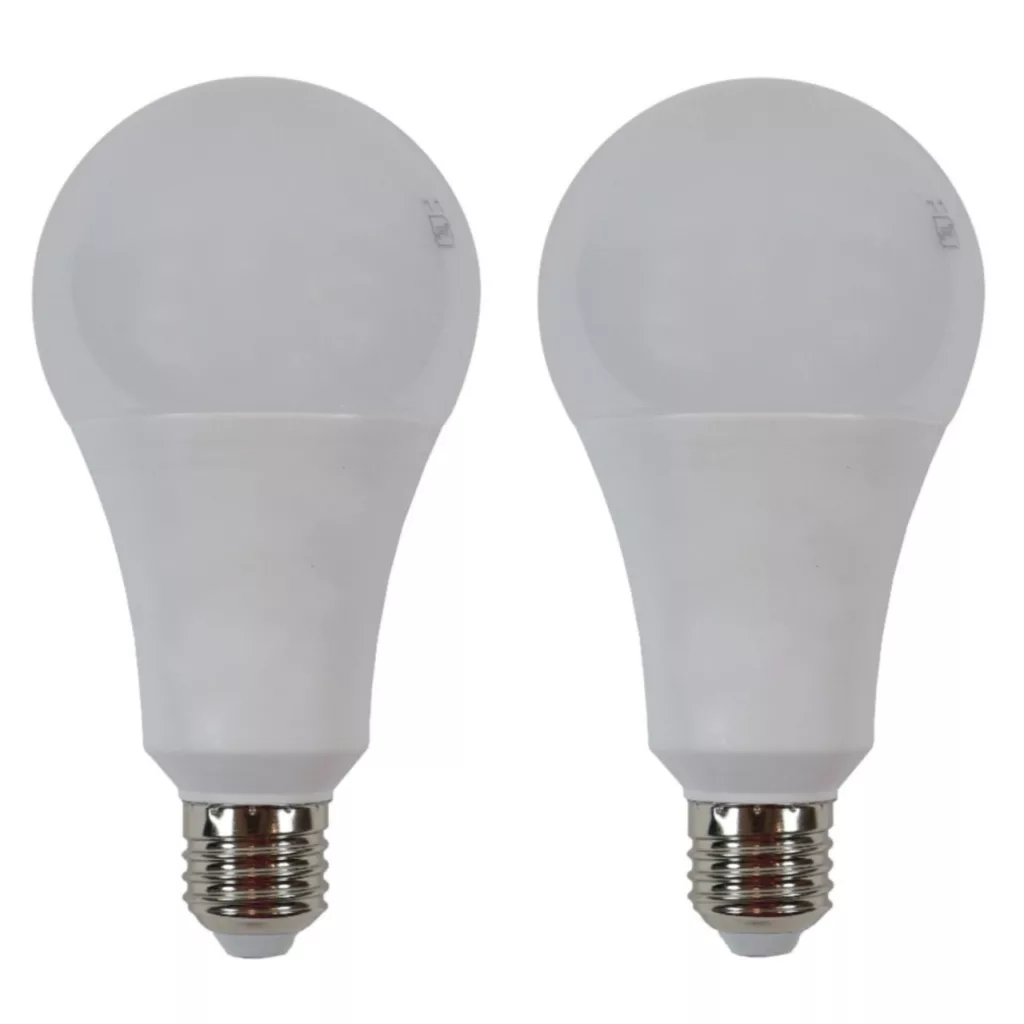 لامپ اس ام دی 20 وات پارس شوان مدل حبابی پایه E27 بسته 2 عددی