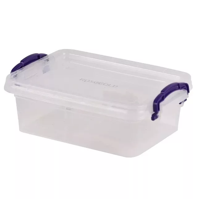 ظرف نگهدارنده رزگلد مدل فریزری قفلی كد 2000cc بسته 6 عددی