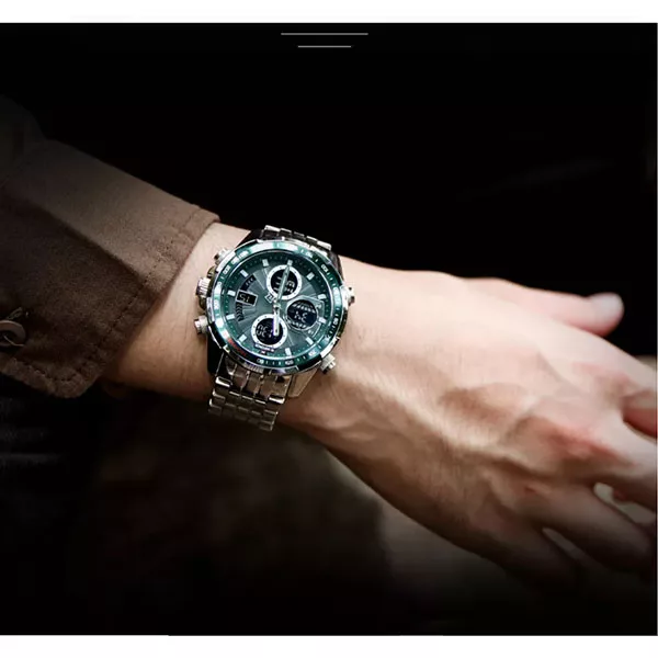 ساعت مچی عقربه‌ای مردانه نیوی فورس مدل NF9197S SBGN