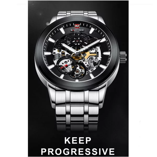 ساعت مچی عقربه‌ای مردانه نیوی فورس مدل NFS1002 SB