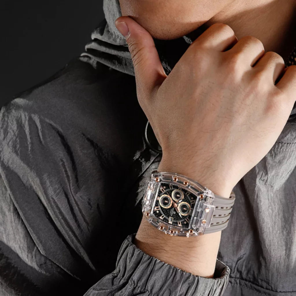 ساعت مچی عقربه‌ای کوارتز مردانه نیوی فورس مدل کرنوگراف NF7105