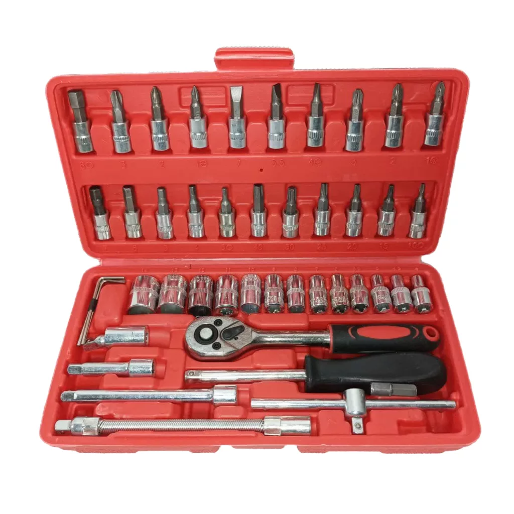 مجموعه 46 عددی آچار بکس فوندا مدل pcs-46