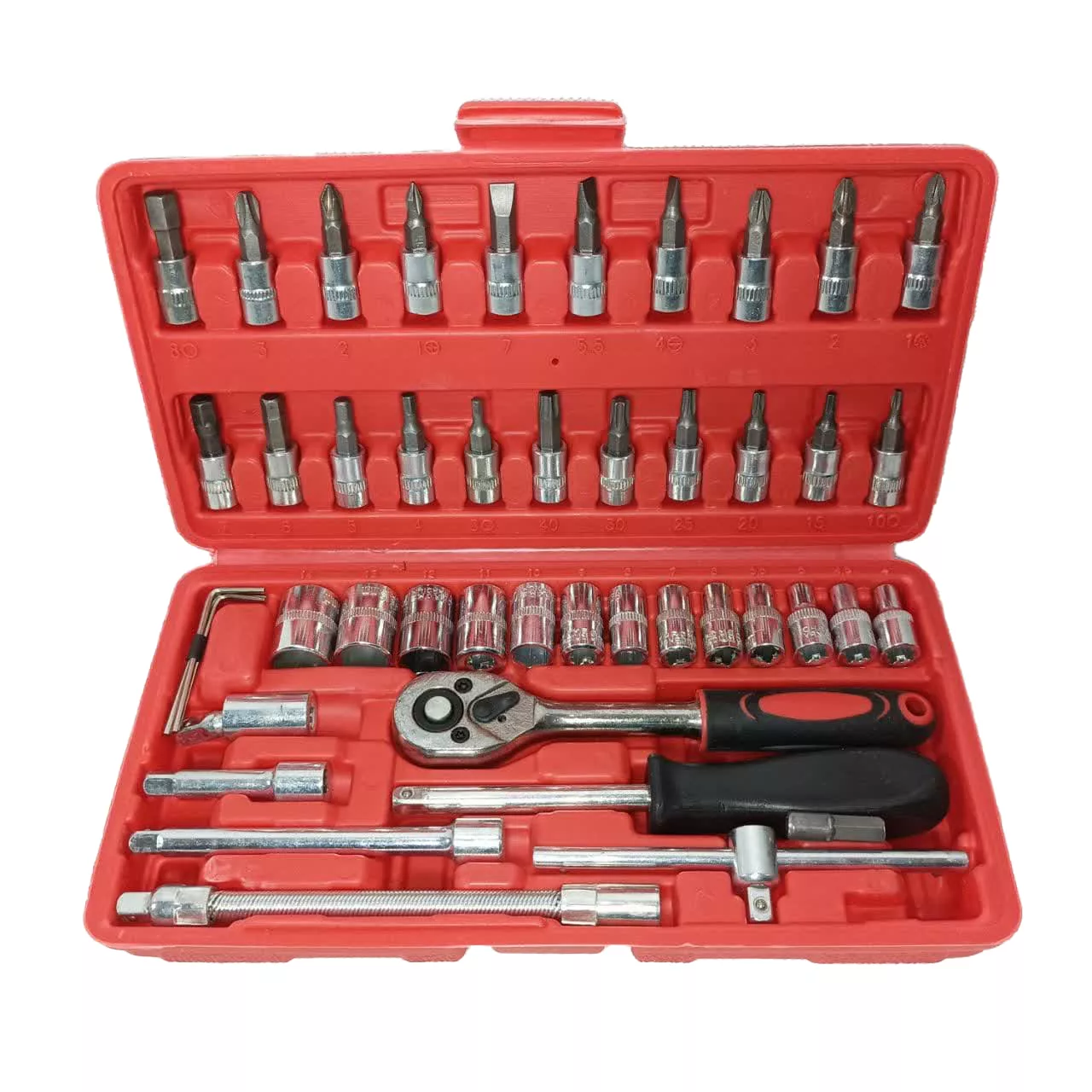 مجموعه 46 عددی آچار بکس فوندا مدل pcs-46