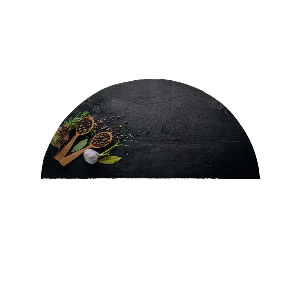 پادری مدل نیم دایره طرح آشپزخانه کد 8473 سایز 90×45 سانتی متر