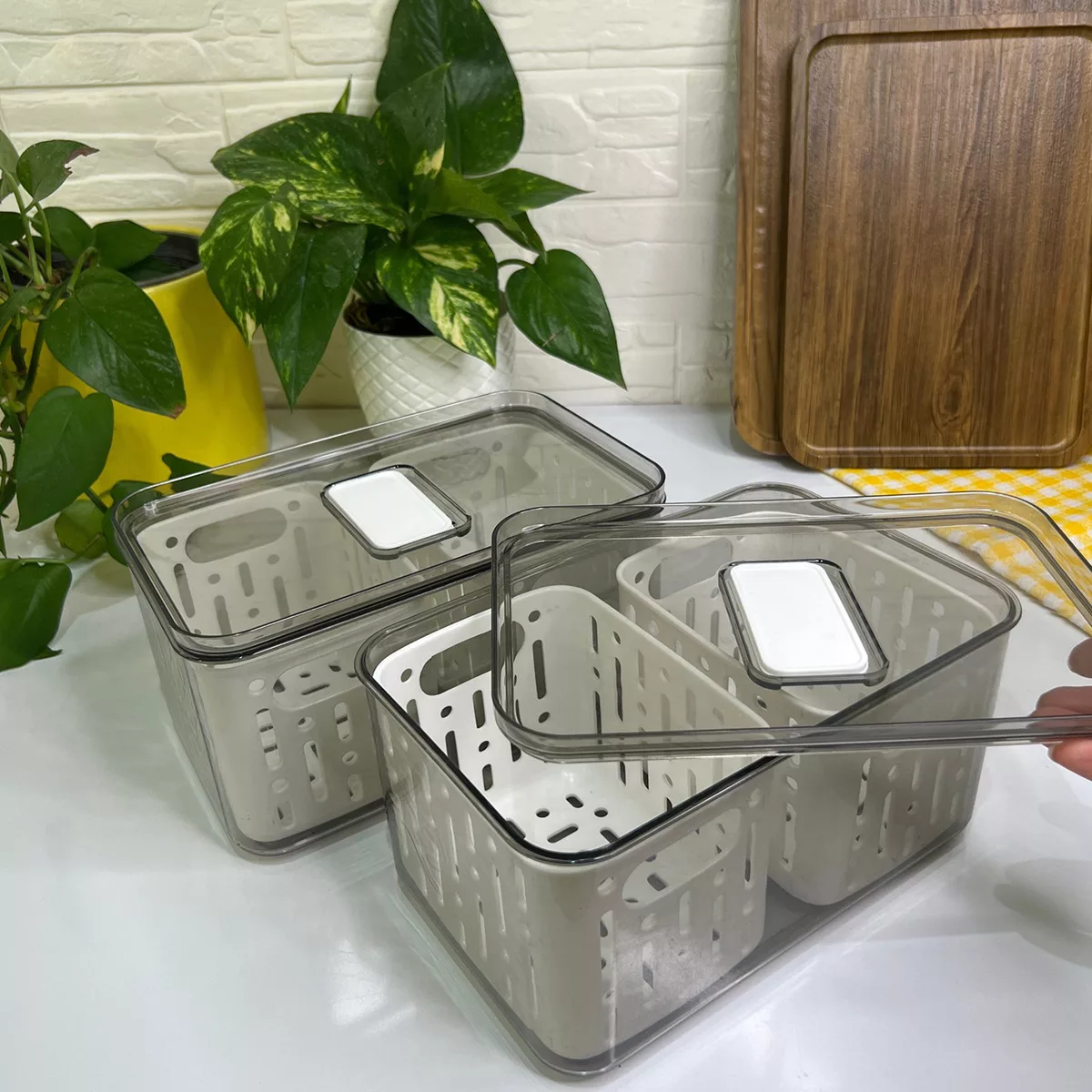 ظرف نگهدارنده دنزی مدل دو سبد دار