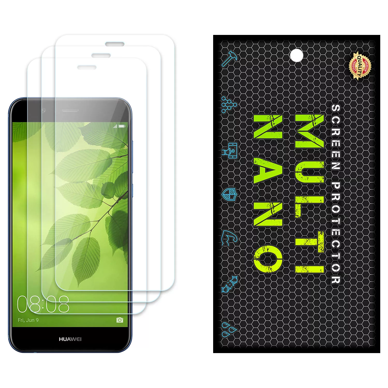 محافظ صفحه نمایش مولتی نانو مدل X-S3N مناسب برای گوشی موبایل هوآوی Nova 2 Plus بسته سه عددی