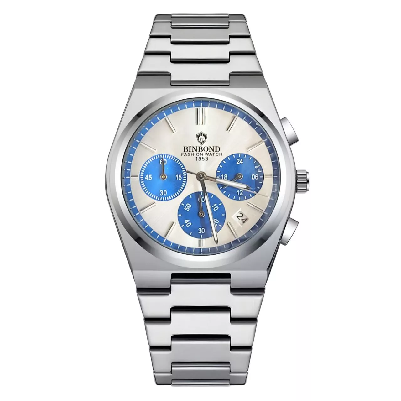 ساعت مچی عقربهای کوارتز مردانه بین باند مدل سه موتور فعال کورنوگراف 1853 کد G_n1 ساعت مچی عقربهای کوارتز مردانه بین باند مدل سه موتور فعال کورنوگراف 1853 کد G_n1