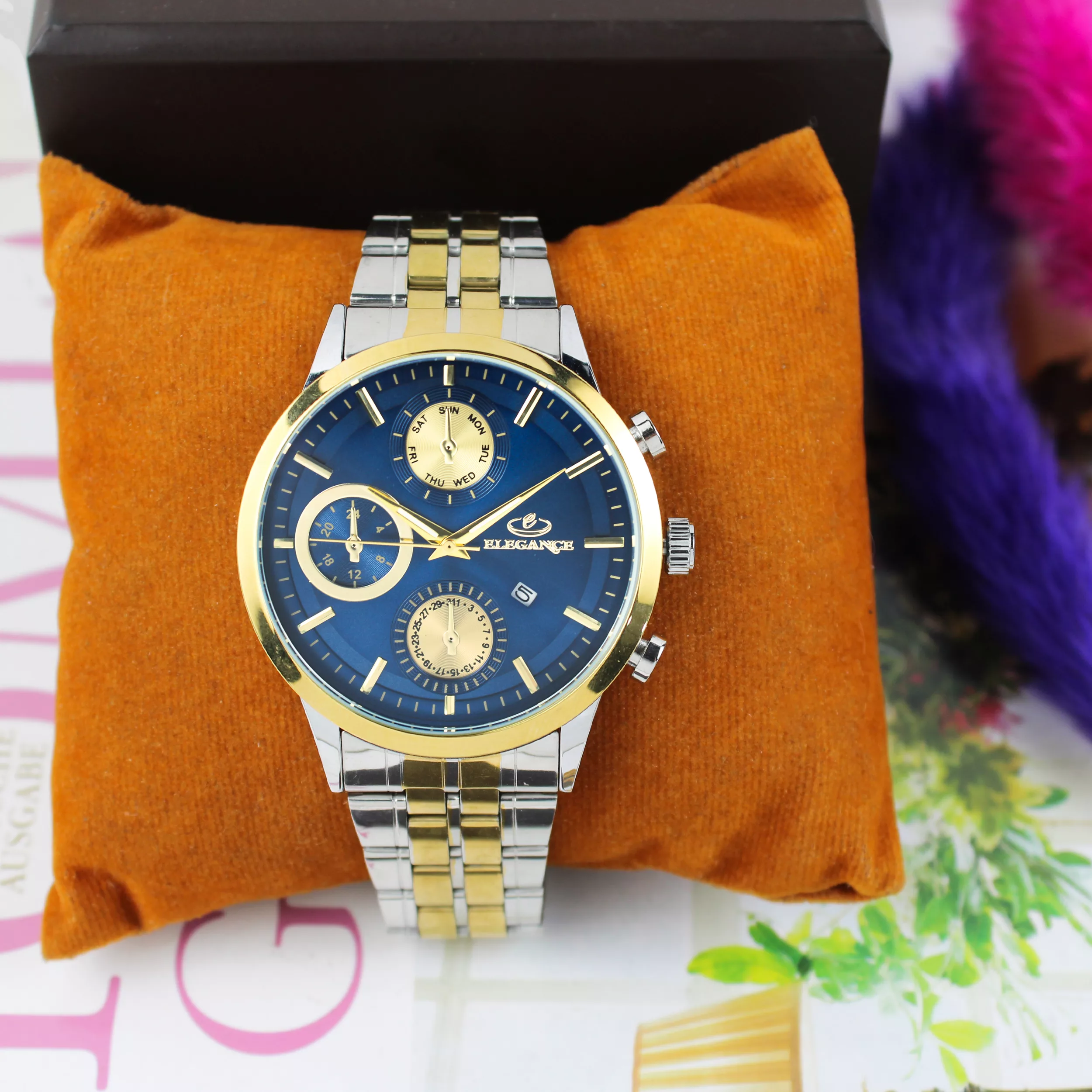 ساعت مچی عقربه‌ای کوارتز مردانه الگانس مدل EMDOAJ8121