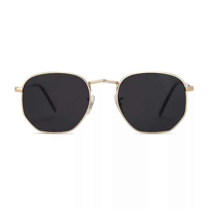 عینک آفتابی مدل فلزی چند ضلعی