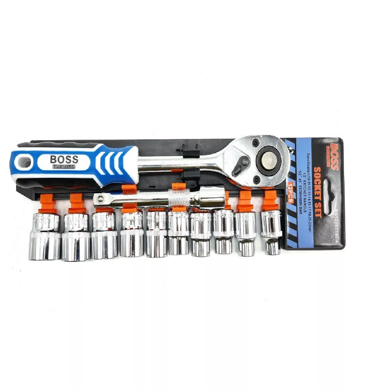 آچار بکس باس مدل 12 مجموعه 12 عددی