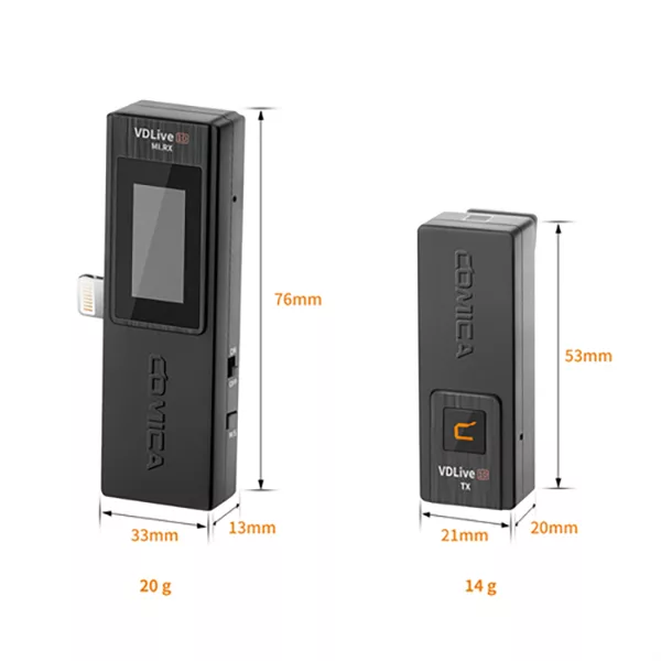 ست میکروفن بی سیم کامیکا مدل VDLive10 MI مجموعه 3 عددی