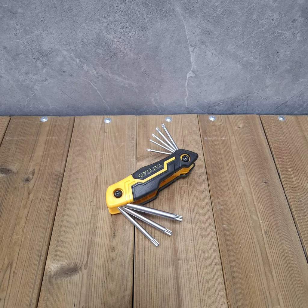 آچار ستاره ای تاتند مدل CR_V مجموعه 8 عددی