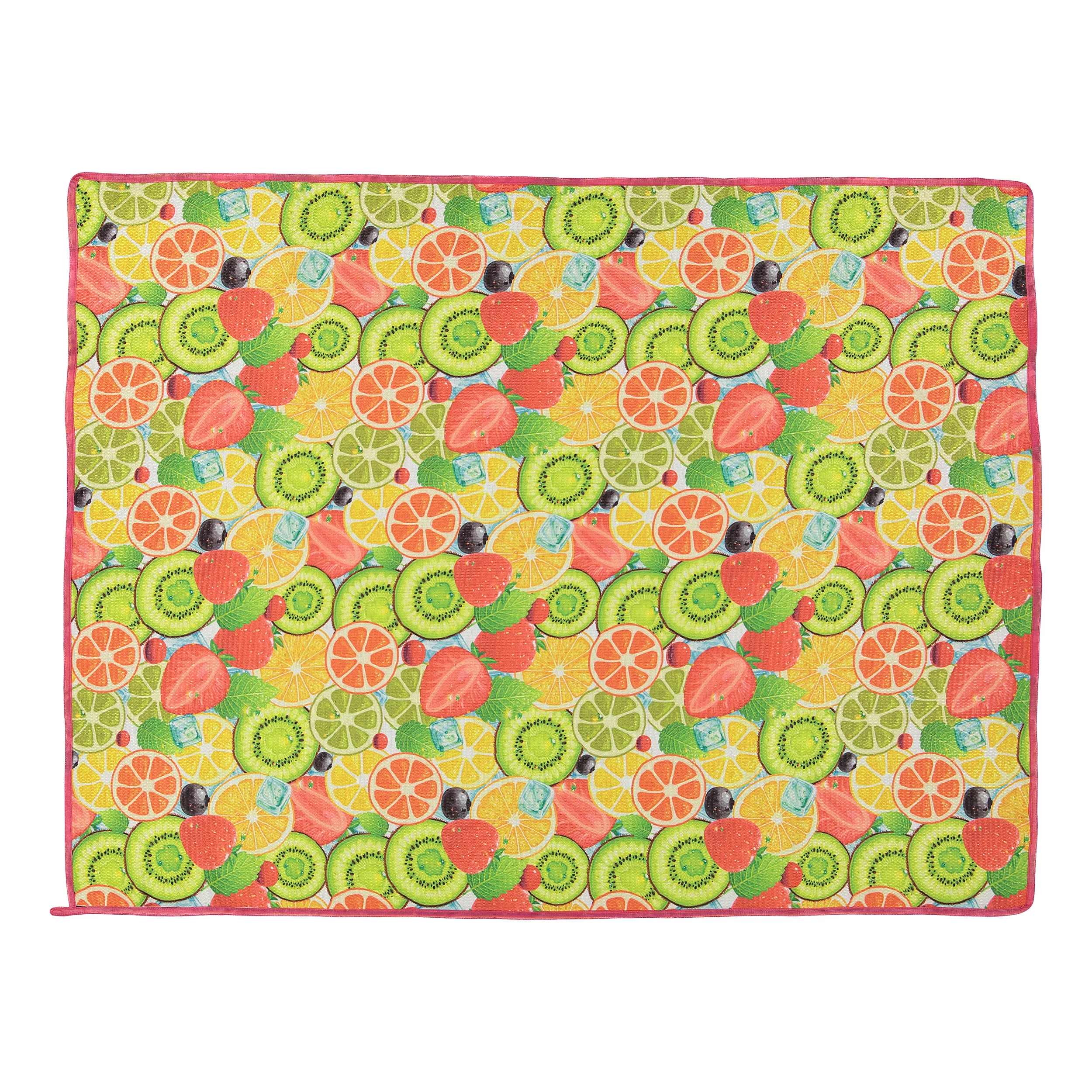 سفره 4 نفره طرح میوه سایز 75*100 سانتی متر