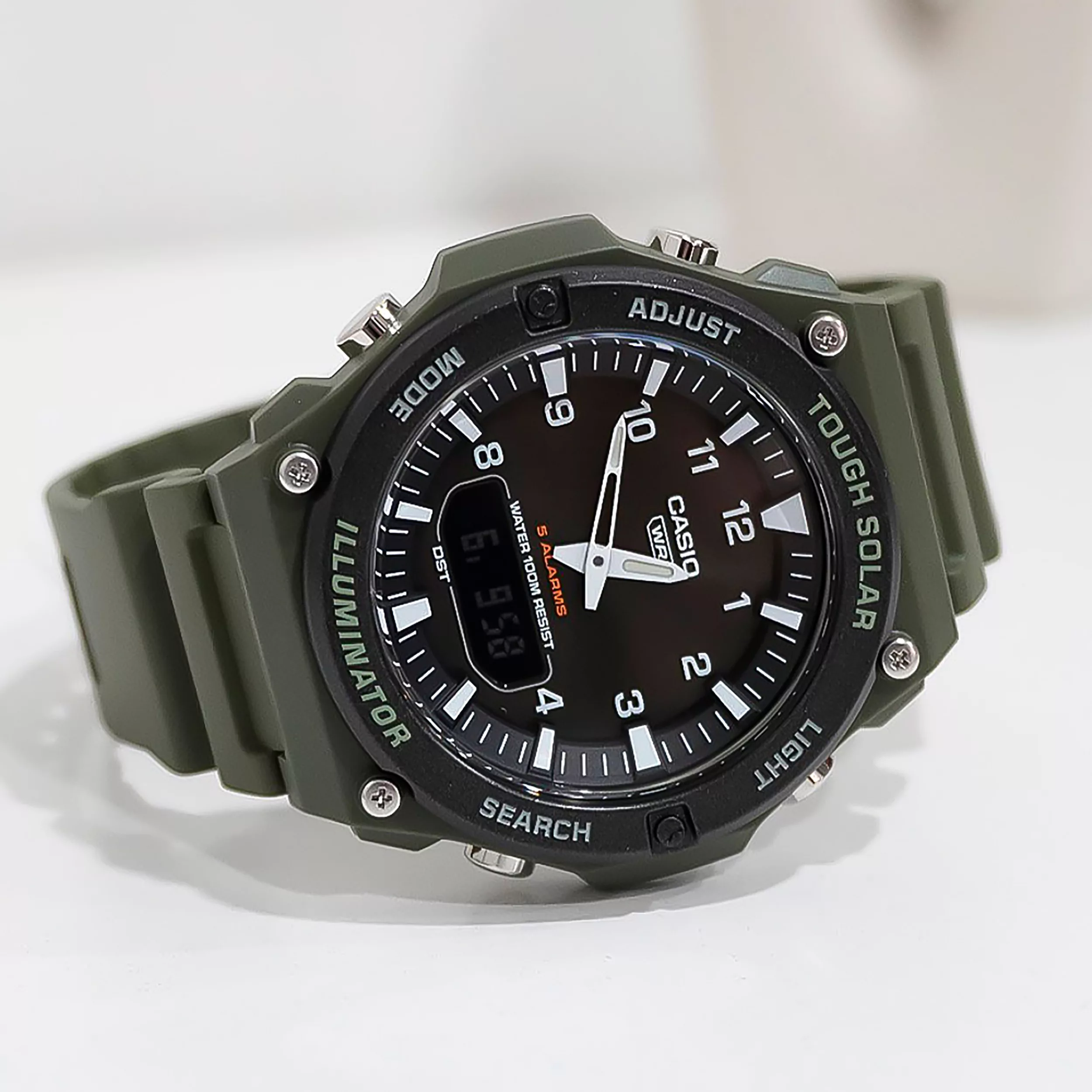 ساعت مچی عقربه‌ای کوارتز مردانه کاسیو مدل AQ-S820W-3B