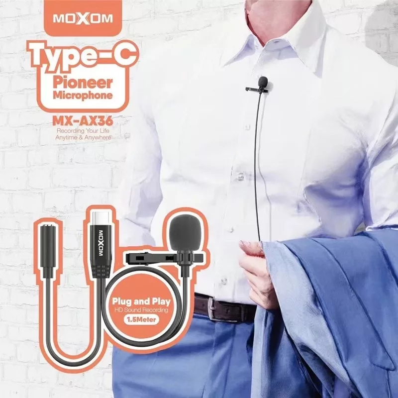 میکروفن یقه ای موکسوم مدل MX-AX35