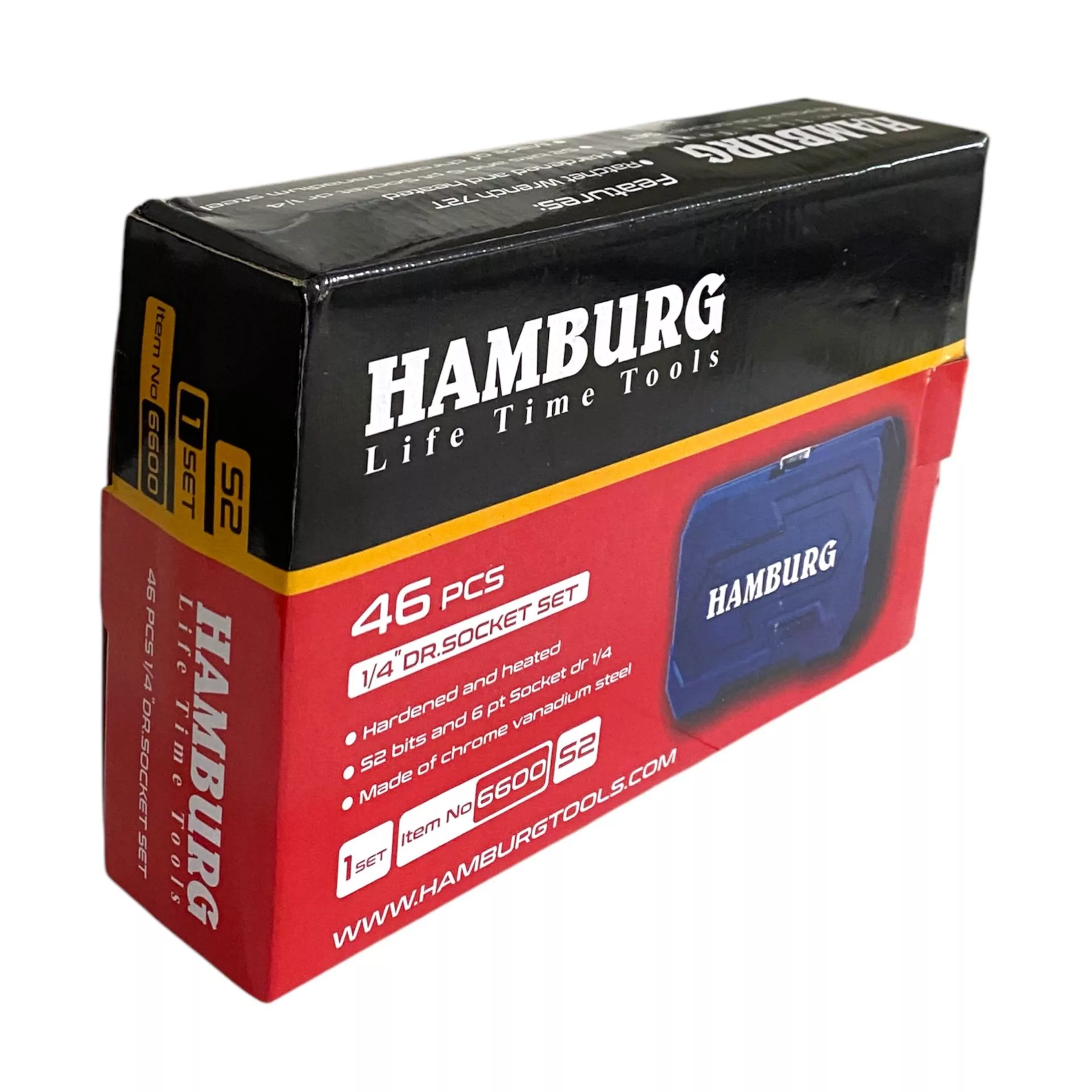 آچار بکس هامبورگ مدل H6600 مجموعه 46 عددی