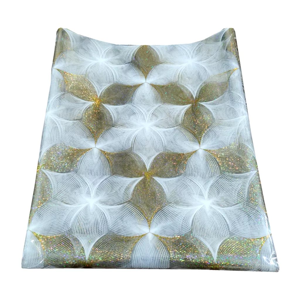 سفره 4 نفره مدل رو میزی طرح سه بعدی کد 04