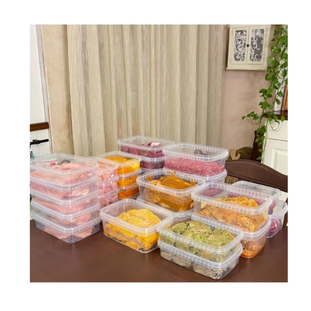ظرف نگهدارنده مدل فریزری 1200cc بسته 59 عددی