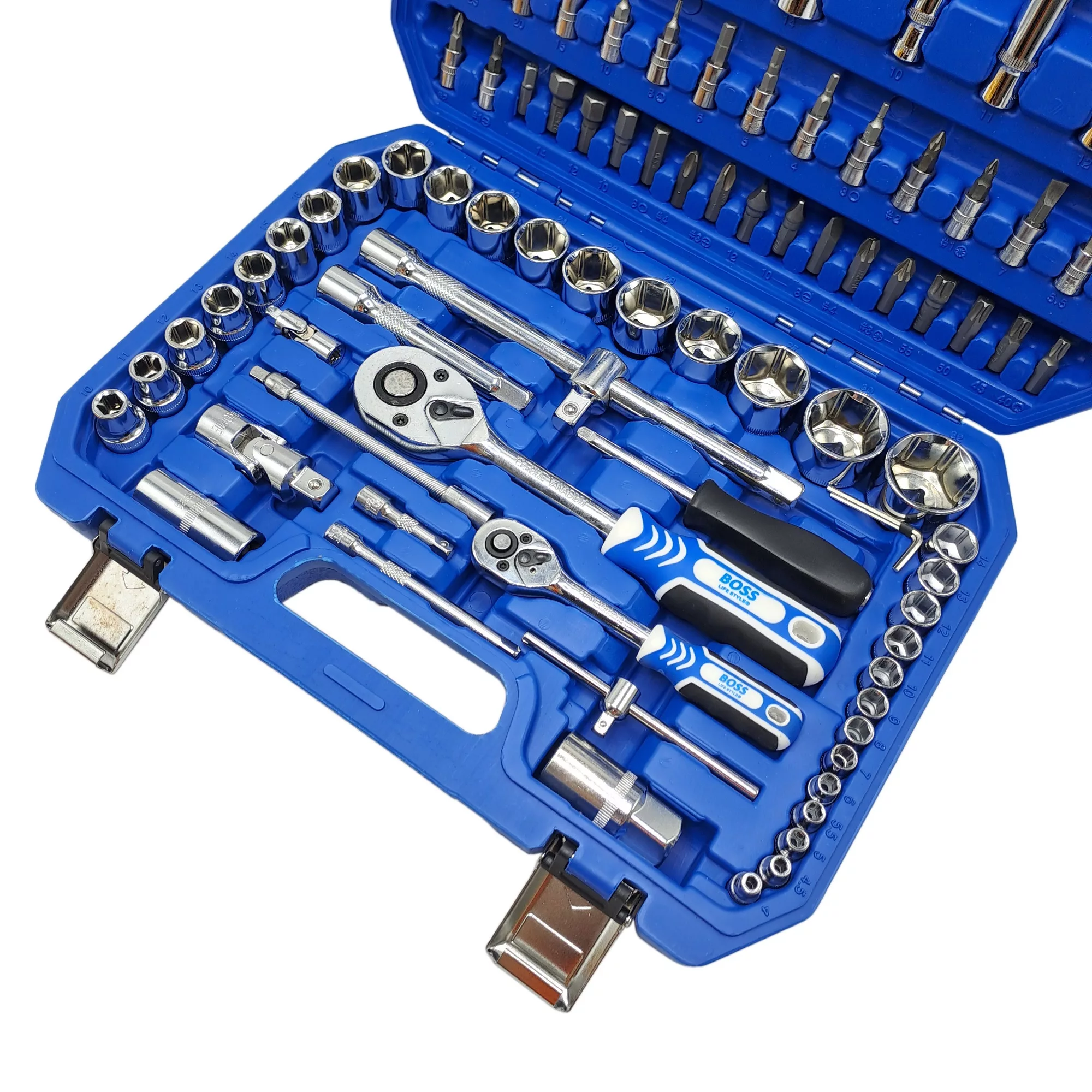 آچار بکس صنعتی باس مدل 94S مجموعه 94 عددی