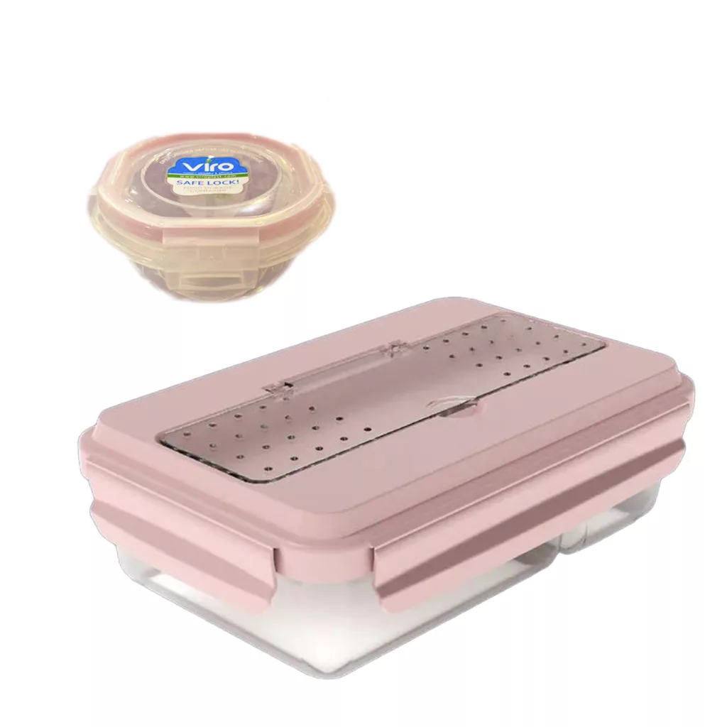 ظرف غذا ویرو کد 1 مجموعه 2 عددی