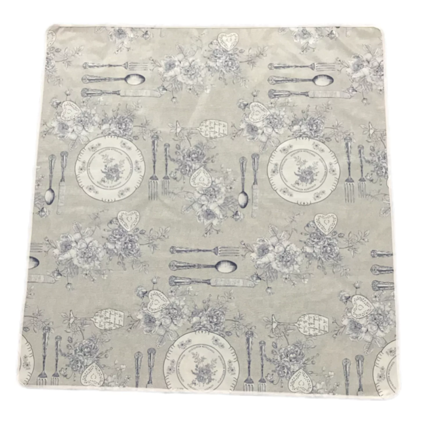 سفره 4 نفره مدل ماژستیک طرح 2 رو سایز 100×100 سانتی متر کد 05