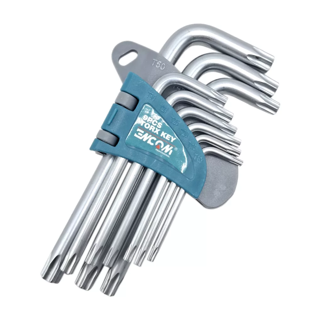 آچار آلن ستاره ای امکوم مدل AE _ 1001 مجموعه 9 عددی