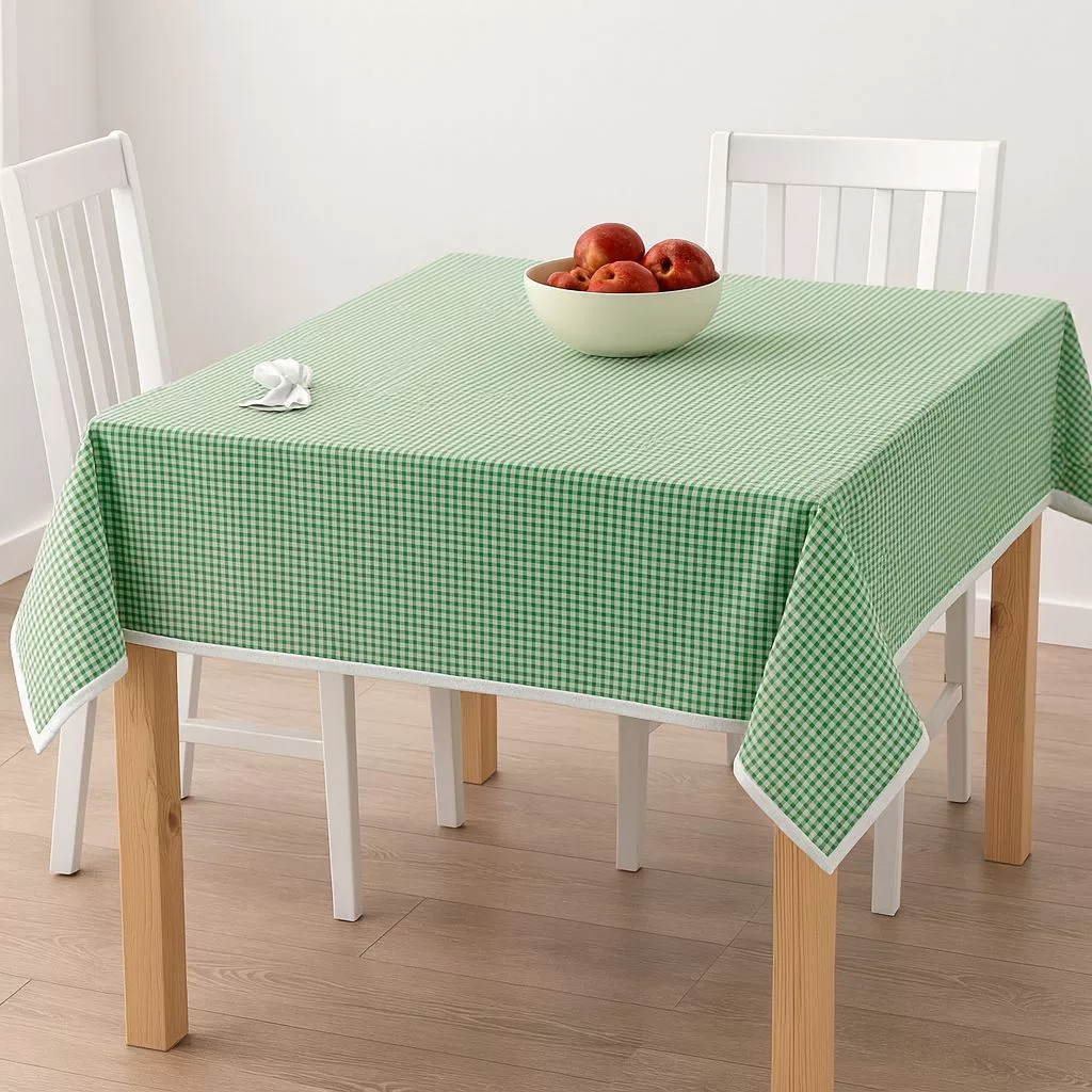 سفره ۴ نفره مدل چهارخانه دورو سایز ۹۰*۷۰ سانتیمتر