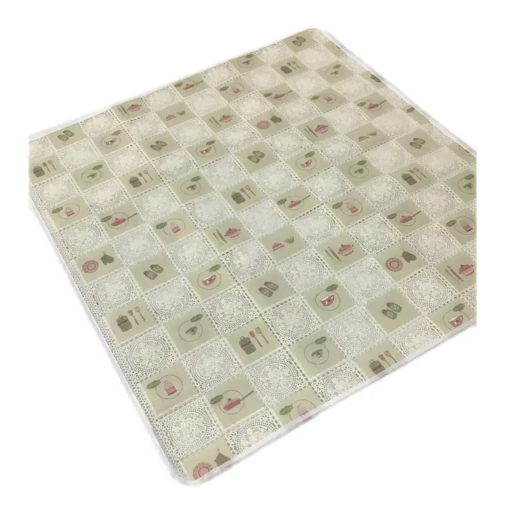 سفره 8 نفره مدل رویال طرح گیپور سایز 140×140 سانتی متر کد 04