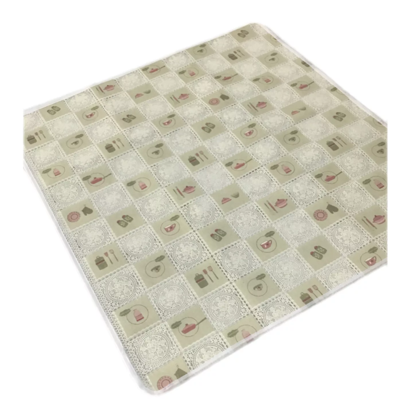 سفره 14 نفره مدل رویال طرح گیپور سایز 300×140 سانتی متر