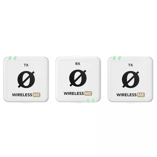 ست میکروفن بی سیم رود مدل WIRELESS ME Dual White