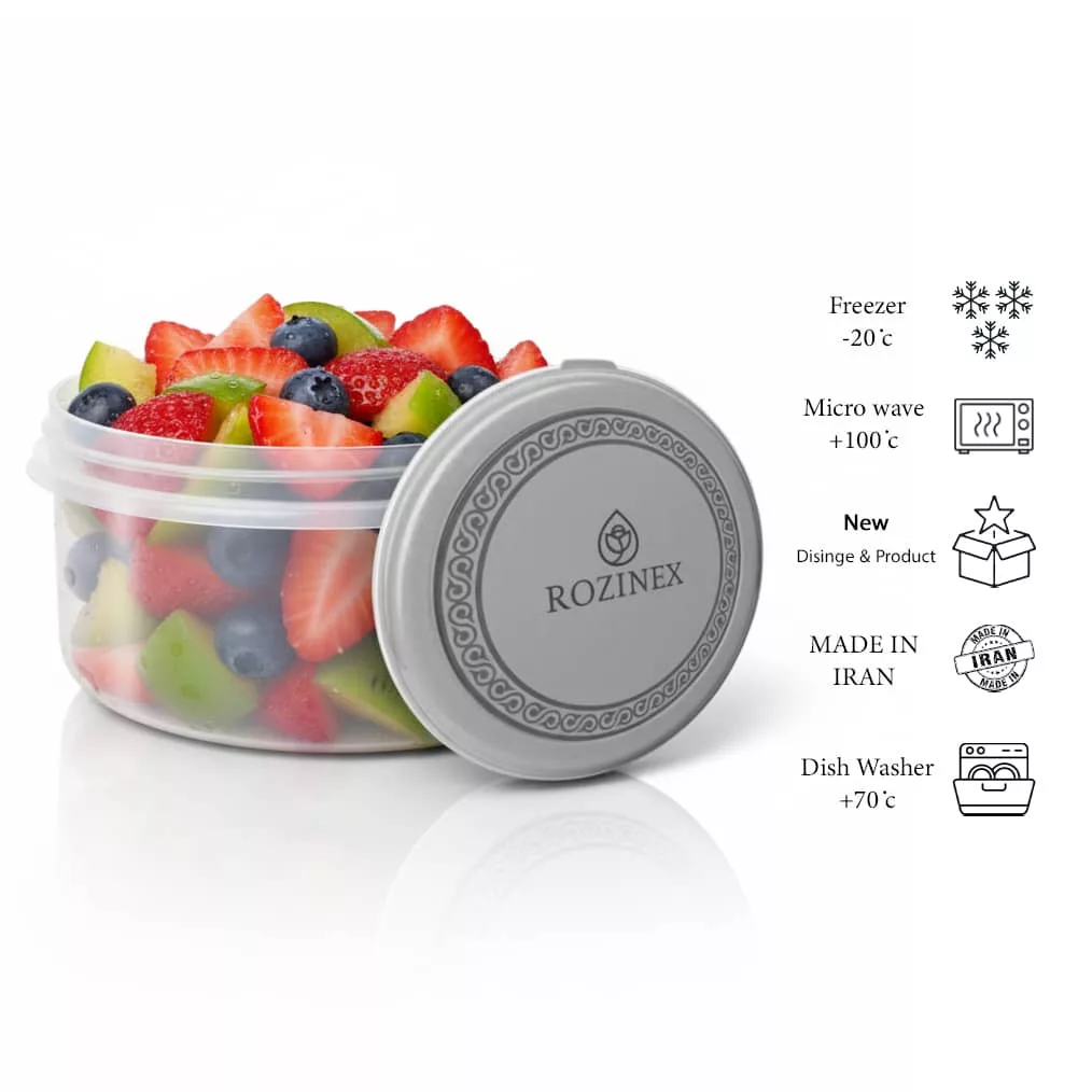 ظرف نگه دارنده روزینکس مدل پلاست مجموعه ۵ عددی